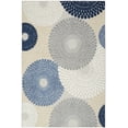 thumbnail image 2 of Nourison Aloha Indoor/Outdoor Blue/Grey 5'3" x 7'5" Area Rug, (5x7), 2 of 9