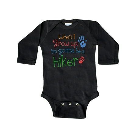

Inktastic Hiking Future Hiker Gift Baby Boy or Baby Girl Long Sleeve Bodysuit