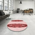 thumbnail image 3 of Ahgly Company Indoor Rectangle Patterned Grapefruit Red Area Rugs, 5' x 7', 3 of 6