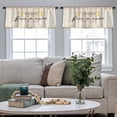 thumbnail image 5 of LALILO Kitchen Curtain Valance Collection Various Objects Rod Pocket Window Curtain 52"x 18" Set of 2, 5 of 7