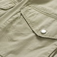 thumbnail image 6 of IROINNID Mens Outdoor Casual Expandable Waist Lightweight Water Resistant Quick Dry Fishing Hiking Shorts, 6 of 8