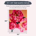thumbnail image 3 of Kit de pintura por números Pink Picasso Floral Botánico para adultos, 3 of 9