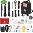 thumbnail image 2 of 47Pcs Emergency Survival Kit  EDC Gear First Aid Supplies  Portable Tactical Pouch for Hiking Camping Disaster Adventure, 2 of 9