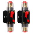 thumbnail image 5 of Disyuntor en línea de 12 a 24 V con portafusibles de reinicio manual Terminales de batería Tubos termorretráctiles para sistema de audio de barco de automóvil 150 A, 5 of 5