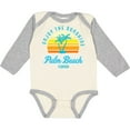thumbnail image 3 of Inktastic Summer Enjoy the Sunshine Palm Beach Florida in Blue Boys or Girls Long Sleeve Baby Bodysuit, 3 of 5