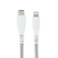 thumbnail image 1 of Onn. 6 FT./1.8 m USB-C to Lightning Braided Cable, 1 of 4