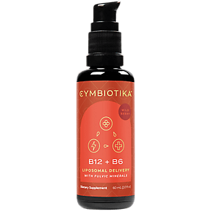 Cymbiotika B12 + B6, Liposomal Deliver with Fulvic Minerals, Wild Berry , 2 fl oz (60 ml)