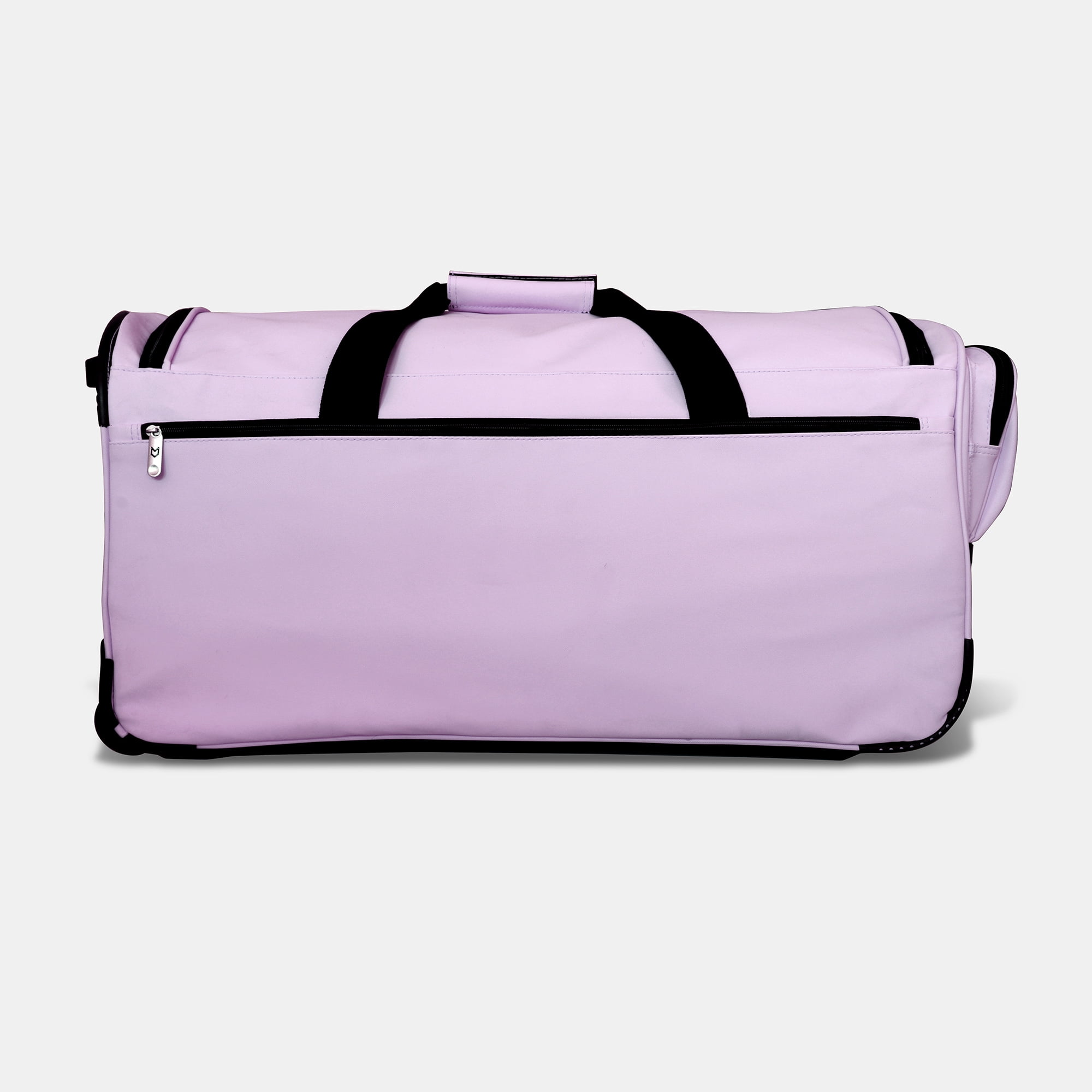 Mavii Dance Bag with Garment Rack, 28 Inch Rolling Duffel, Ideal for Competitions & Travel, Water-resistant/Wipe-clean Fabric, Lightweight Aluminum Rack, Wheeled Upright Luggage, Lavender