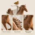 thumbnail image 5 of Handmade Resin Girl on Horse Figurine – Equestrian Statue Decor for Home, Birthday & Memorial Gift for Horse Lovers, 5 of 7
