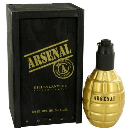 Arsenal Gold by Gilles Cantuel Eau De Parfum Spray 3.4 oz-100 ml-Men - Walmart.com
