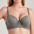thumbnail image 4 of Gfyviroh Women's Underwire Bra Full Coverage Comfort Support T-Shirt Bra Polka Dot Back Closure Everyday Bras,Sizes 36B-46D, 4 of 9
