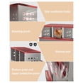 thumbnail image 5 of Metal Chicken Nesting Box for Laying Eggs, Rustproof Wall-mountable Roll Away Chicken Laying Boxes for Hens, Waterproof, Ventilated with Perch, 8 Compartments, 5 of 6