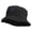 Black, variant on Scary Crescent Moon Embroidered Bucket Hat - Charcoal OSFM