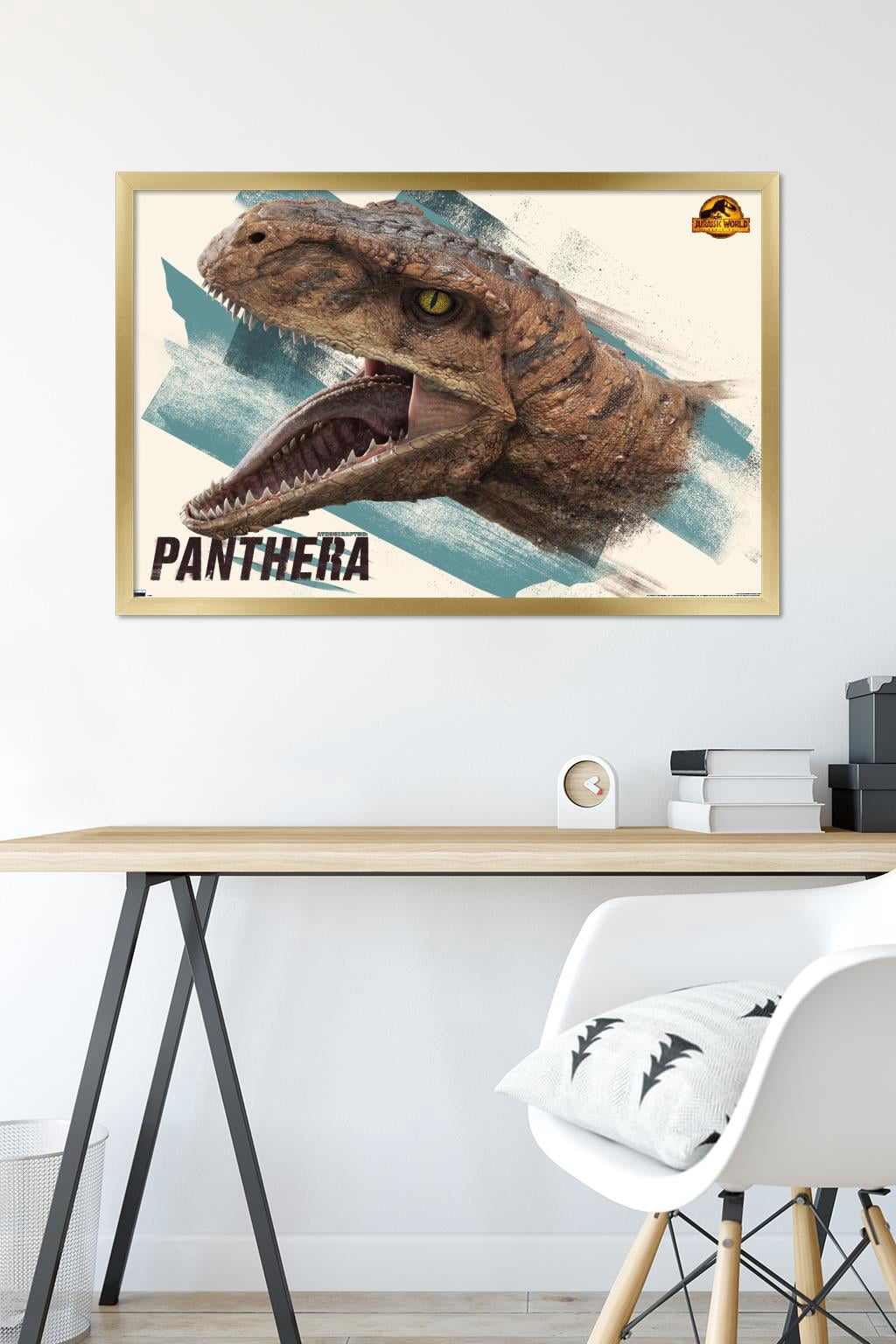 Jurassic World: Dominion - Panthera Wall Poster, 22.375" x 34" Framed