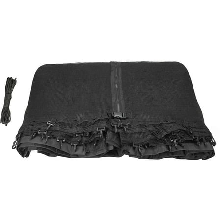 Trampoline Replacement Net fits 12' Round Frames Using 4 Curved Poles with Top Ring Enclosure System (Net Only, Poles Sold Separately)