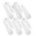 thumbnail image 4 of LOLIPPYY 12pcs Christmas Picks: Silver Peacock Plumes - Diy Craft Supplies Christmas Party Centerpieces - Unique Plastic Plumes For Floral Arrangements, 4 of 7