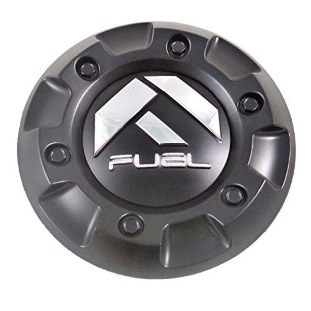 Fuel Matte Black Wheel Center Caps Set of Four (4) M447, 100158