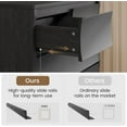 thumbnail image 5 of 8 Drawers Dresser for Bedroom, Wood Tall Dressers & Chests of Drawers, Modern Storage Cabinet for Living Room Closet, Black, 5 of 9
