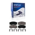 thumbnail image 3 of Detroit Axle - Brake Pads for Saturn Vue Chevrolet Equinox Captiva Sport Pontiac Torrent Suzuki XL-7, Front and Rear Ceramic Brake Pads with Hardware Replacement, 3 of 7