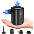 thumbnail image 1 of Electric Inflator Pump 4000mAh, Air Pump Battery Rechargeable Inflatable Air Mattress Pump, Portable Air Pump with 4 Air Jets, 1 of 4