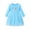 Light Blue Snowflare, variant on IBTOM CASTLE Kids Toddler Girls Long Sleeve Fall Dress Rainbow Unicorns Tutu Dress Princess Birthday Christmas Casual Dresses 5-6 Years Red Elk