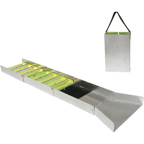 Manual Gold Recovery Sluice Box For Gravities Separation Gold Recovery Without Powered Outdoor Prospecting Equipment