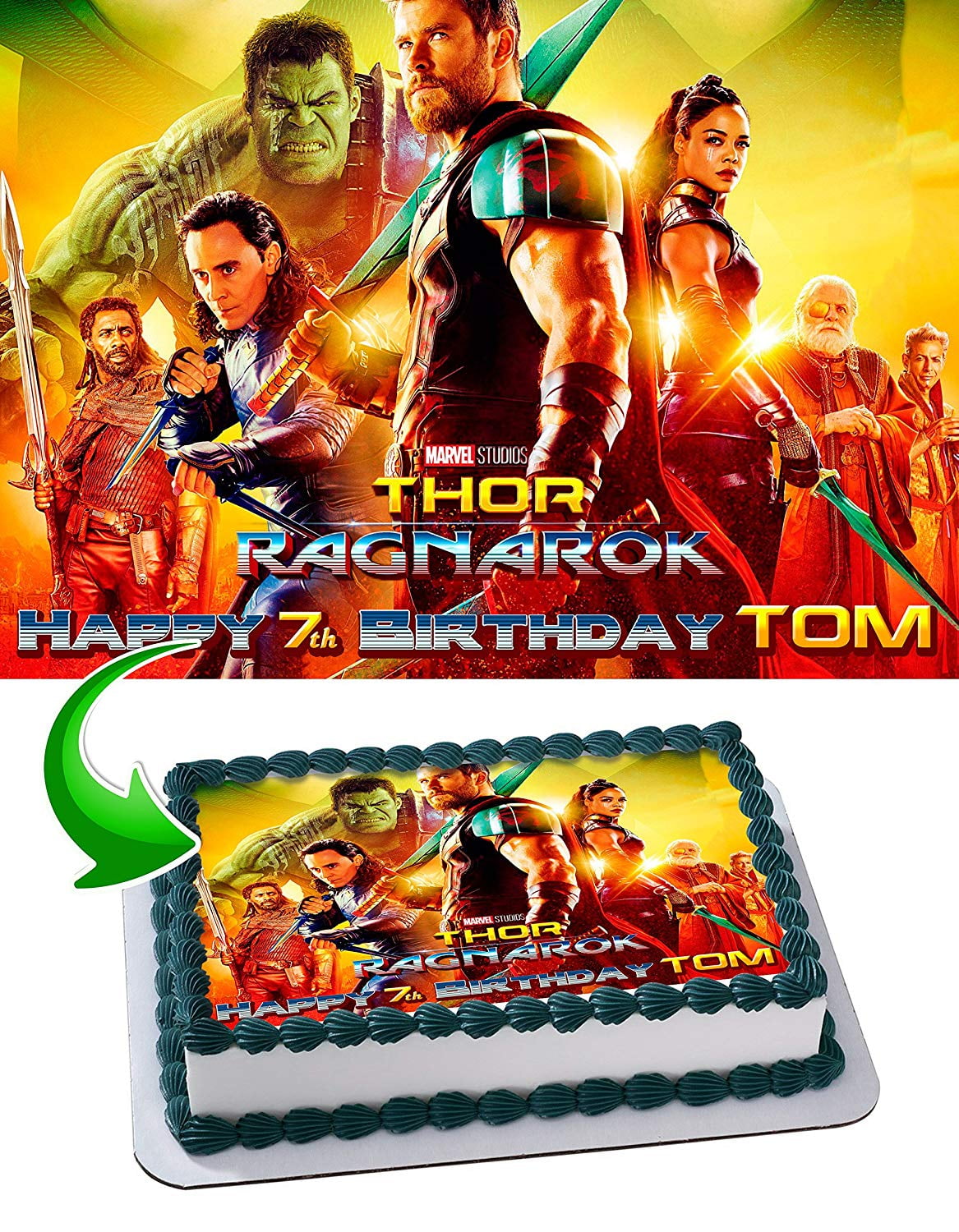 Mamma cakes - Thor Ragnarok theme cake | Facebook