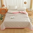 thumbnail image 4 of Summer Quilts Air Conditioner Cool Washed Cotton Blanket Double Layer Yarn Washable Air Conditioner Core Cool Feeling Quilt Blankets & Throws Bedding 59x39 in, 4 of 6
