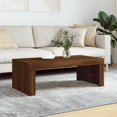 thumbnail image 1 of vidaXL Table Basse Chêne Brun 102x50x36 cm Bois Manufacturé, 1 of 5
