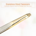 thumbnail image 7 of Vocoste Eyebrow Tweezers Stainless Steel Grooming Tool Tweezers for Nose Hair Silver Tone, 7 of 7
