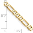thumbnail image 5 of 14K Gold 4mm Flat Figaro Chain 18", 5 of 5