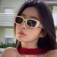 thumbnail image 2 of Gafas de sol europeas y americanas, gafas de sol cuadradas de cara pequeña de alta gama para mujer, gafas Retro antiultravioleta para hombre, 2 of 5