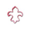 thumbnail image 1 of Fleur-De-Lis Cookie Cutter (2")- Fast Shipping - Sharp Edges - Exceptional Quality, 1 of 5