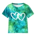 thumbnail image 6 of Zshosam Toddler Girl Clothes Sets Girls 2 Piece Short Sleeve T-Shirt and Shorts Set for Big Kids Size 4T 5T,(Green 4-5 Years), 6 of 6