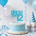 thumbnail image 3 of Cake Topper Sacguguber Blue Glitter Brush I'm 15 Birthday, 3 of 7