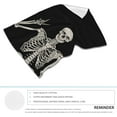 thumbnail image 3 of 2 Pack Hand Bath Towel,Rock and Roll Skeleton Fingertip Towel Bathtub Decorative Bath Towel Bathroom Kitchen Towel Set Highly Absorbent SPA Gym Towels 14x28 Inch, 3 of 14