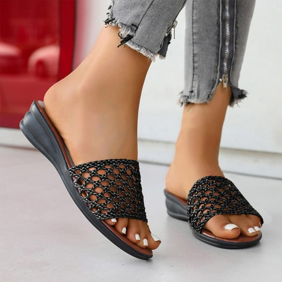 Censtreet Women’s Platform Trendy Dressy Womans Summer Wedge Sandals with Comfortable Flatform Arch Support Walking Outdoor