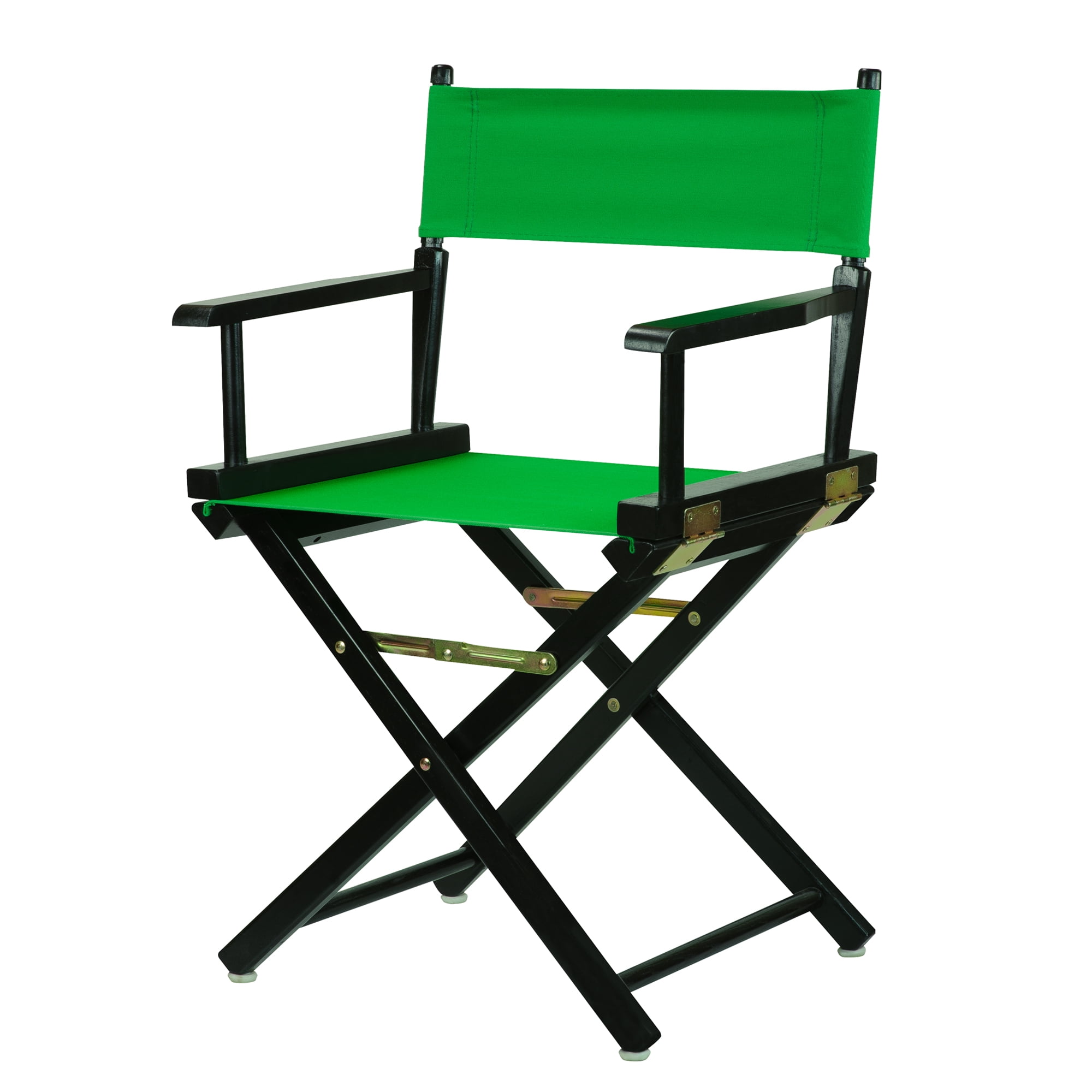 18" Director's Chair Black FrameGreen Canvas