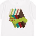 thumbnail image 4 of Inktastic Bookworm Books Reading Boys or Girls Long Sleeve Toddler T-Shirt, 4 of 5