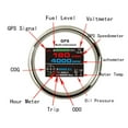 thumbnail image 4 of 10 In 1 Multi-functional GPS meter Digital meter With Tachometer Water Temperature Gau Oil Press Fuel Level 9-32V, 4 of 7