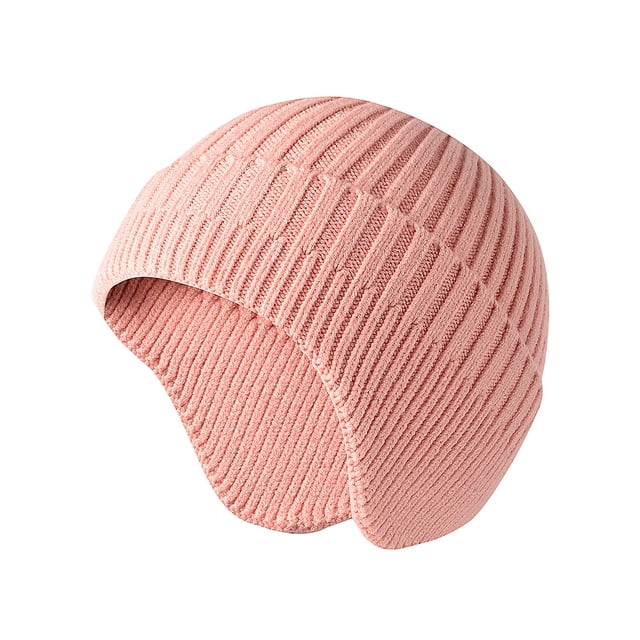 Gorro De Punto Para Hombres Y Mujeres, Otoño Invierno, Hilo Hilado Con Núcleo, Gorro Grueso Y Cálido, Gorro Con Orejeras, Gorro, Calentador De Orejas Methold AP007788-04