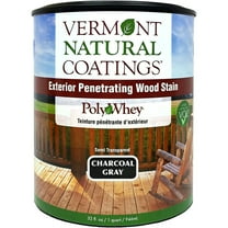 Vermont Natural Coatings PolyWhey Exterior Penetrating Stain Charcoal Gray qt