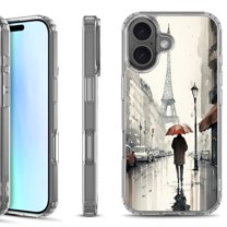 For iPhone 17 Shockproof Protective Phone Case, by OneToughShield - Paris in the Rain