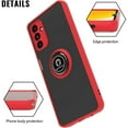 thumbnail image 3 of Entronix Case for Galaxy A53 5G Case, Heavy-Duty Shockproof Tough Case with Built in Magnetic Kickstand, Slim Protective Cover, Red, 3 of 6