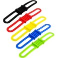 thumbnail image 1 of Banda de silicona para bicicleta, correa elástica para teléfono con linterna, soporte para soporte de altavoz, vendaje, banda de cinta para atar con luz de flash para bicicleta de ciclismo (20 piezas, multicolor) ShuxiuWang 8390612474859, 1 of 1