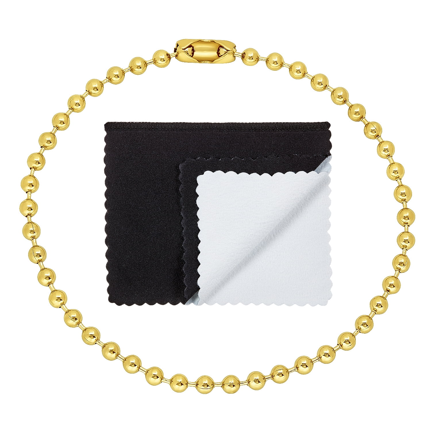 3.3mm 14k Yellow Gold Plated Military 