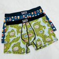 thumbnail image 3 of SAXX Men's Modal Slim Fit Printed Underwear Soft Comfortable Stretchable Quick Dry Boxers For Smooth Outline Linen gray color European size M suitable for 60.00 kg-70.00 kg, 3 of 5