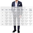thumbnail image 2 of LEKWK Suits for Men Pinstripe 2 Piece Suit Double Breasted Blazer with Classic Dress Pants Slim Fit Formal Tuxedo Jackets for Wedding Business Party Prom Outfits, 2 of 5