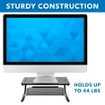 thumbnail image 3 of Mount-It! Two Tier Monitor Riser | Fits 13-32 Inch Screens | Storage Shelf, 3 of 9