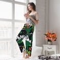 thumbnail image 4 of Uemuo Dinosaur Skeleton Pattern Women's Wide Leg Palazzo Lounge Pants with Pockets Light Weight Loose Comfy Casual Pajama Pants-X-Large, 4 of 9
